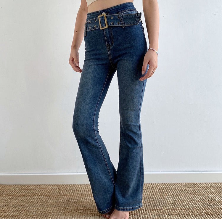 Hot Girl Denim Flare Jeans