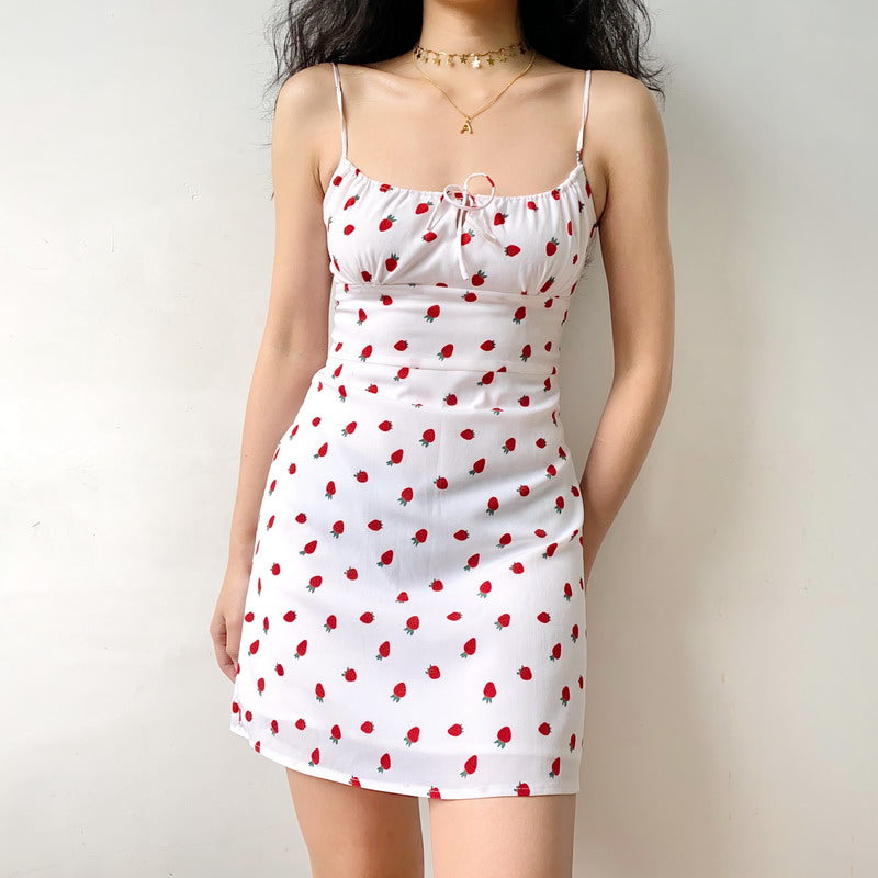 Strawberry Shortcake Mini Dress ~ HANDMADE S Strawberry Shortcake Mini Dress ~ HANDMADE S