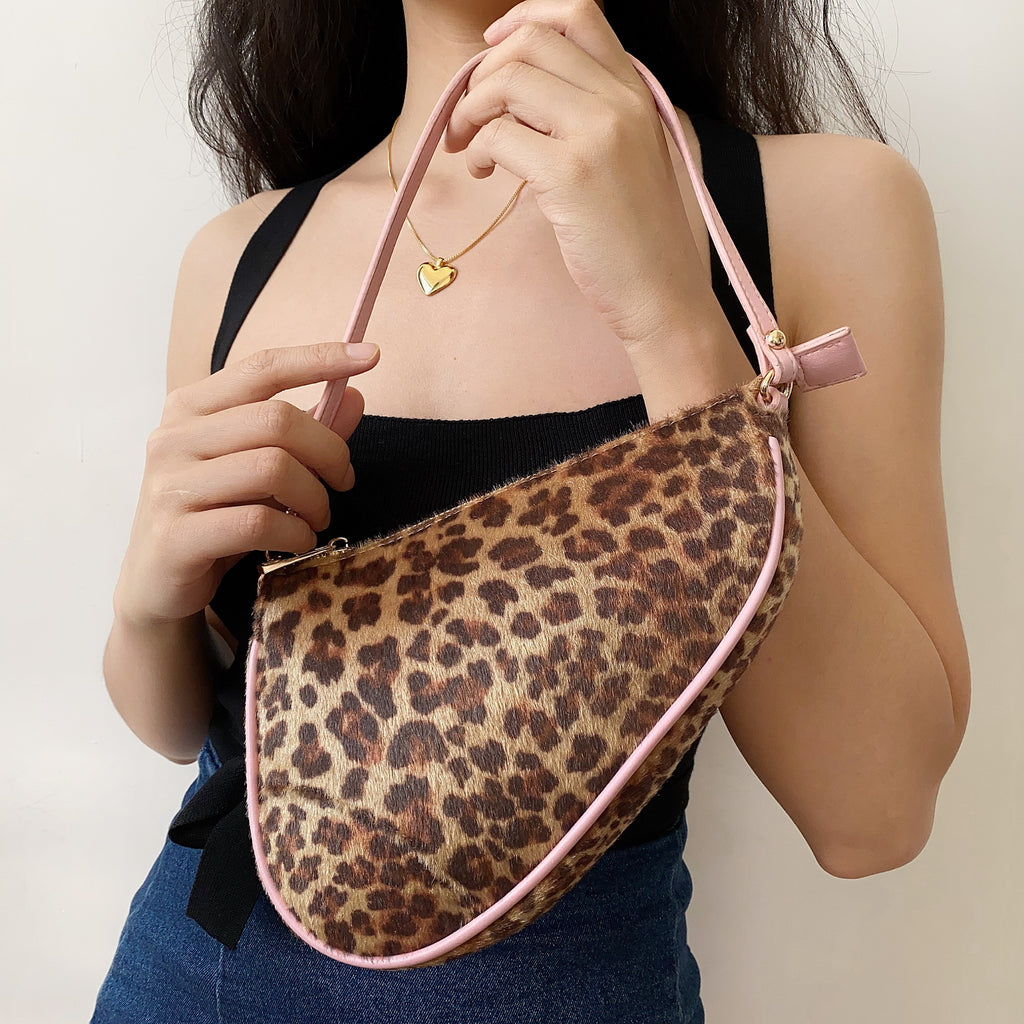 Leopard best sale saddle bag