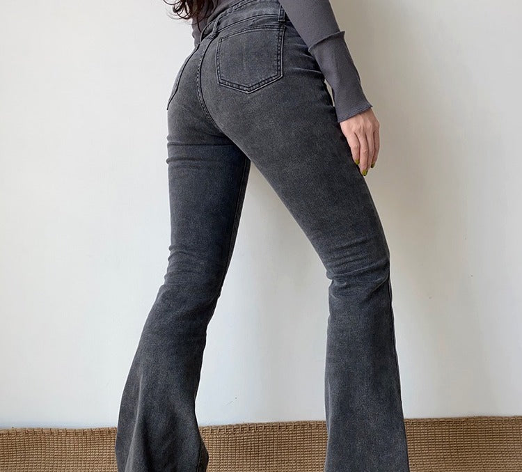 Hot Girl Denim Flare Jeans
