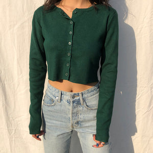 Athena Knit Top // Forest Green - Pellucid