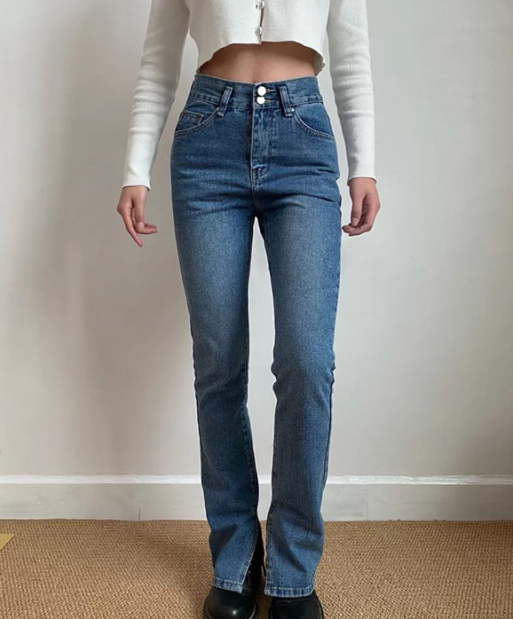 Tala Cowgirl Split Jeans