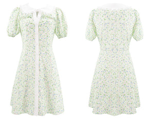 Dollhouse Floral Maid Dress ~ HANDMADE