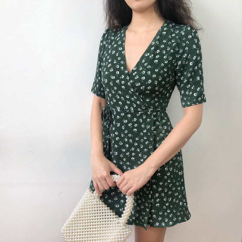 Argentina Wrap Dress // Chive Green Large Argentina Wrap Dress // Chive Green Large