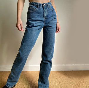 Key And Lock Straight Jeans