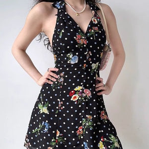 Audrey Floral Bouquet Dress ~ HANDMADE