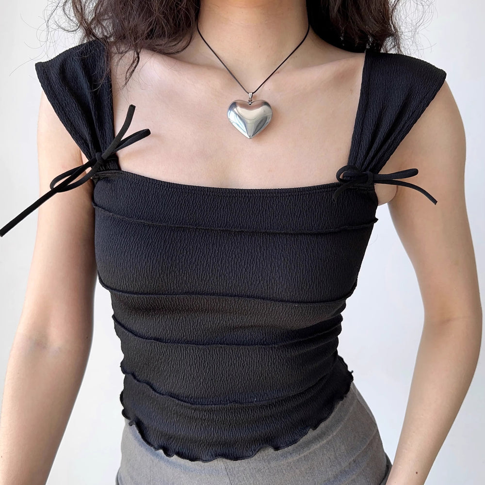 
            
                Load image into Gallery viewer, Dolette Ribbon Camisole ~ HANDMADE
            
        
