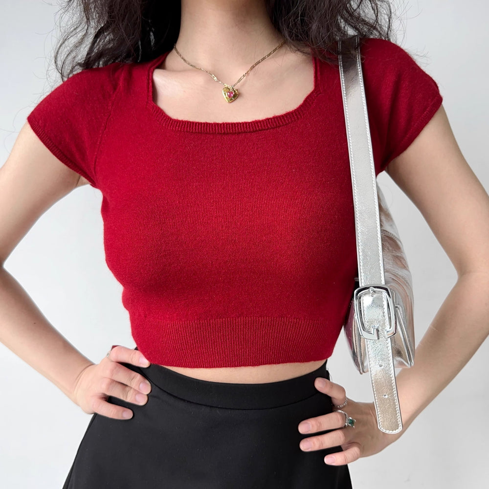 Romy Knit Crop Top