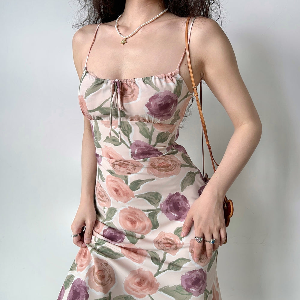Summer Rose Midi Dress ~ HANDMADE