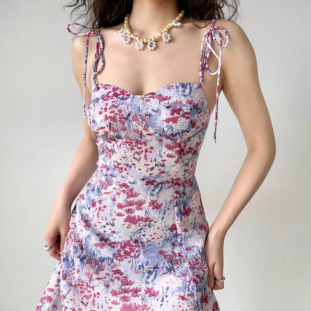 Tularosa Floral A-Line Dress