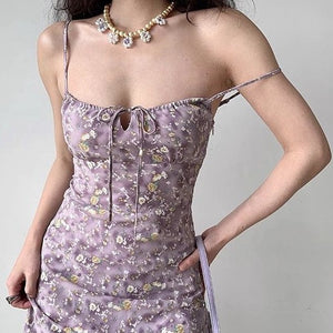 Marii Lavender Dress ~ HANDMADE