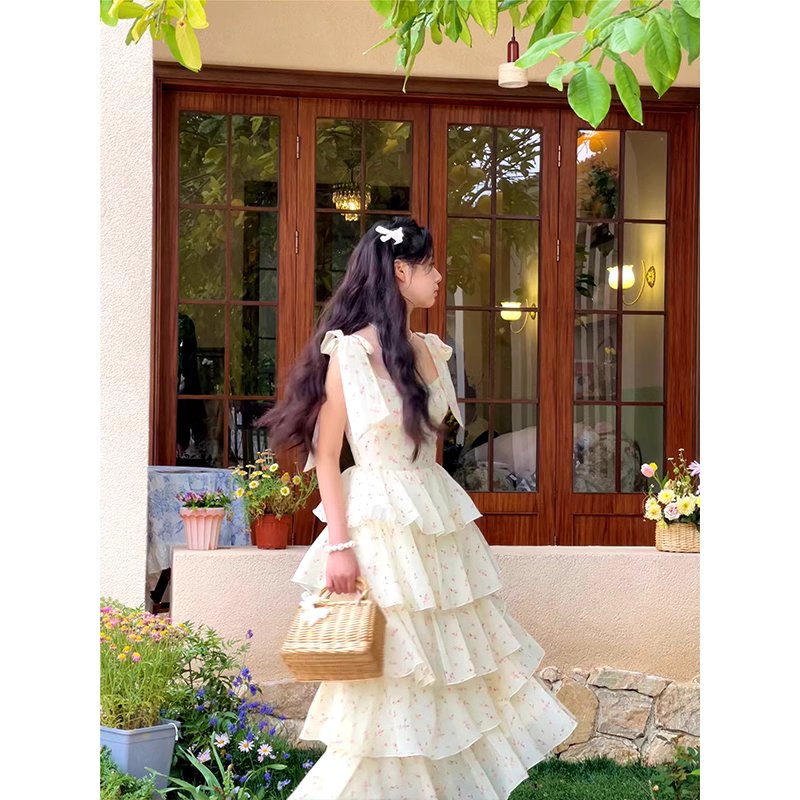 Sweet Cake Floral Dress ~ HANDMADE