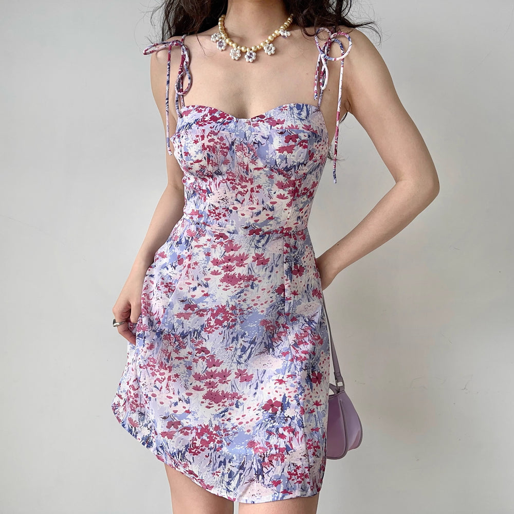 Tularosa Floral A-Line Dress