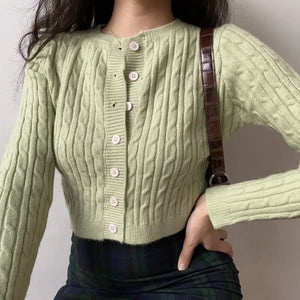 
            
                Load image into Gallery viewer, Holly Twist Cardigan
            
        