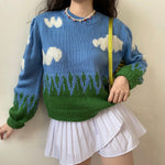 Happy Days Cloud Knit Sweater