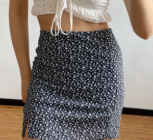 Eloise Floral Split Skirt