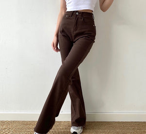 
            
                Load image into Gallery viewer, Coffee Time Brown Trousers
            
        
