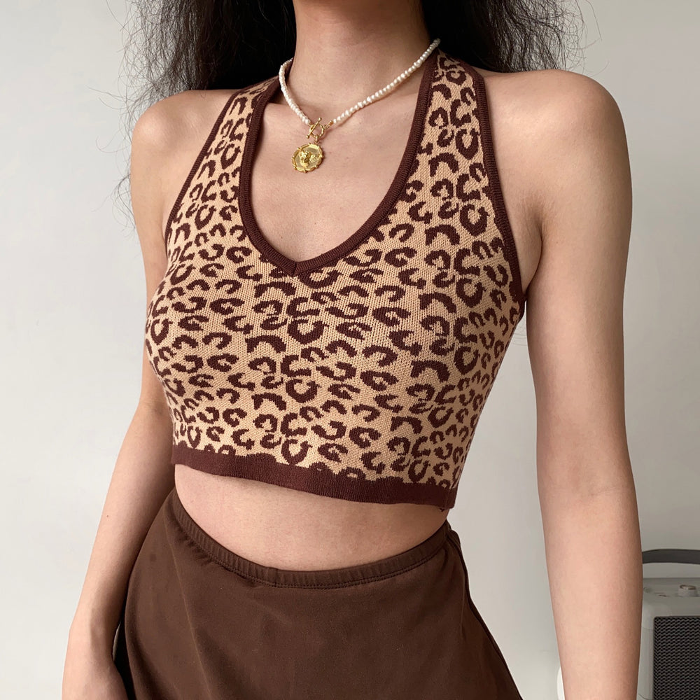 Leopard Baby Halter Tank