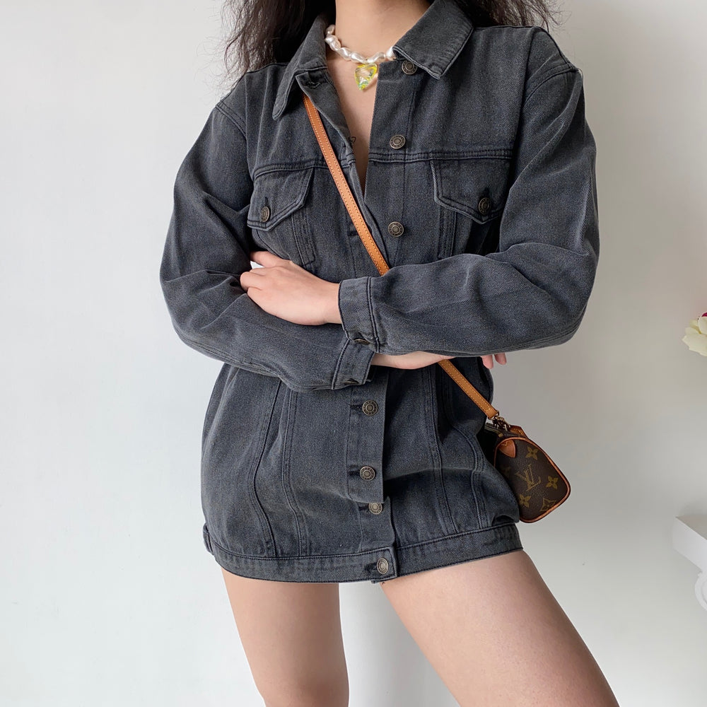 Plus Size Denim Denim Dress For Women: Loose Fit, Long Sleeved, Casual  Autumn Fashion With From Lily_zhang5, $10.84 | DHgate.Com
