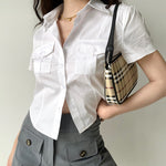 Sylvia Button Up Blouse ~ HANDMADE