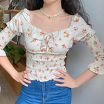 Maisy Floral Ruffle Blouse