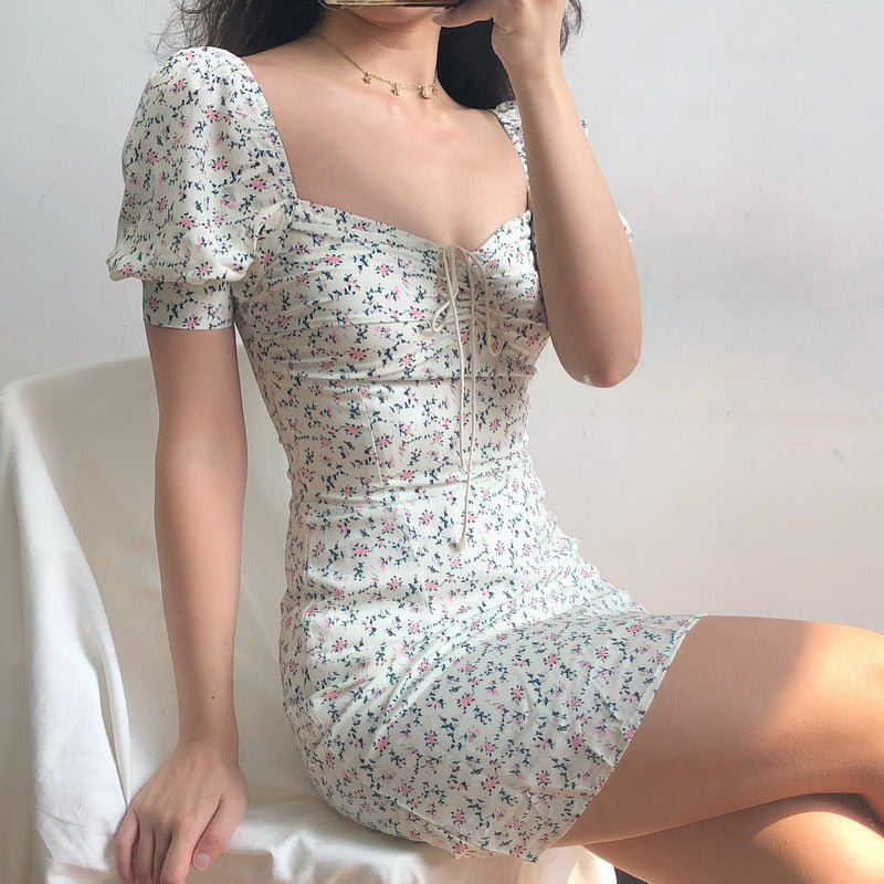 Pixie Floral Bustier Dress - Pellucid