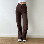 Coffee Time Brown Trousers
