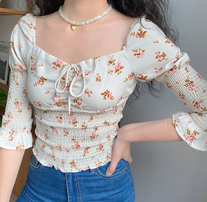 
            
                Load image into Gallery viewer, Maisy Floral Ruffle Blouse
            
        