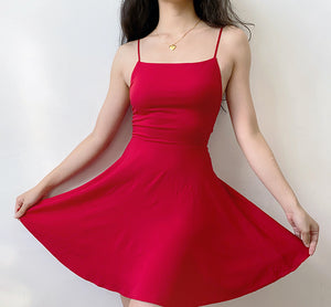 
            
                Load image into Gallery viewer, Winnifred Backless Halter Dress ~ HANDMADE
            
        