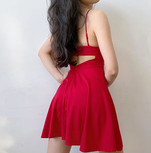 
            
                Load image into Gallery viewer, Winnifred Backless Halter Dress ~ HANDMADE
            
        