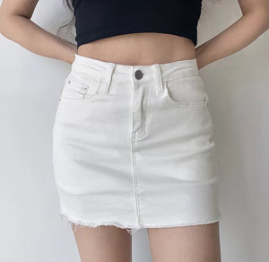 
            
                Load image into Gallery viewer, Edgy Gal Denim Skirt
            
        