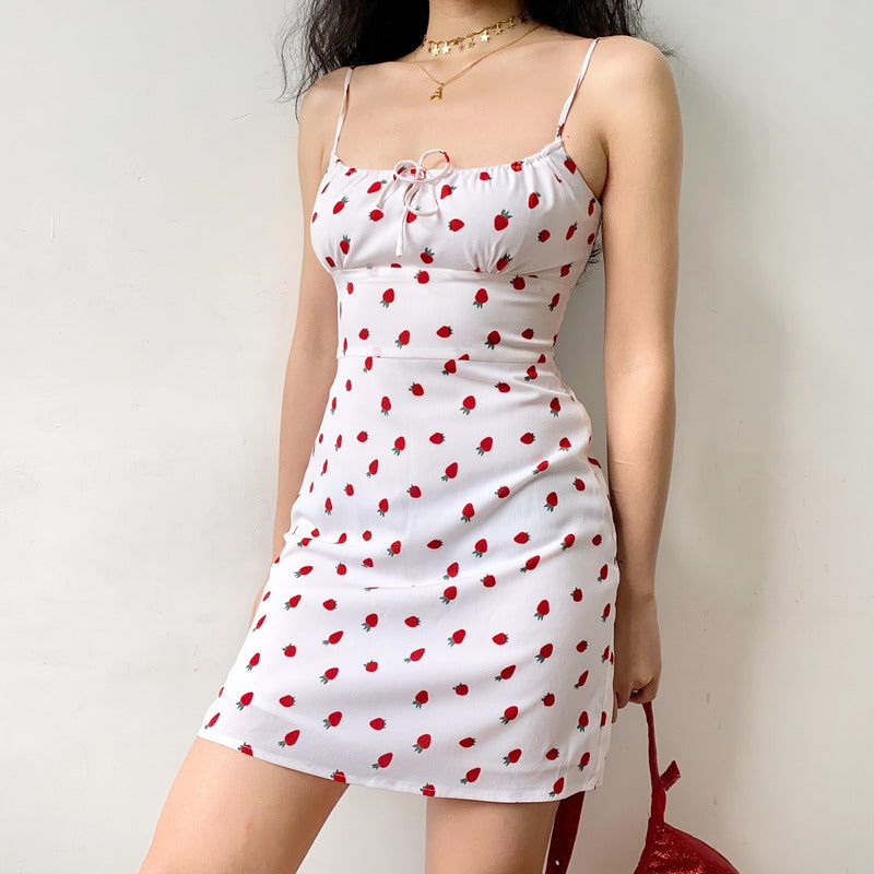 Strawberry Shortcake Mini Dress ~ HANDMADE – Pellucid