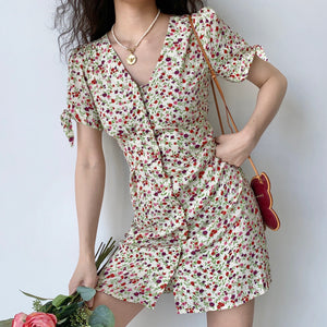 Miriam Floral Button Dress