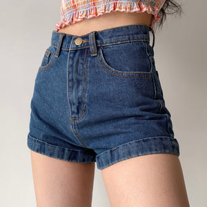 
            
                Load image into Gallery viewer, Classic Retro Denim Shorts
            
        