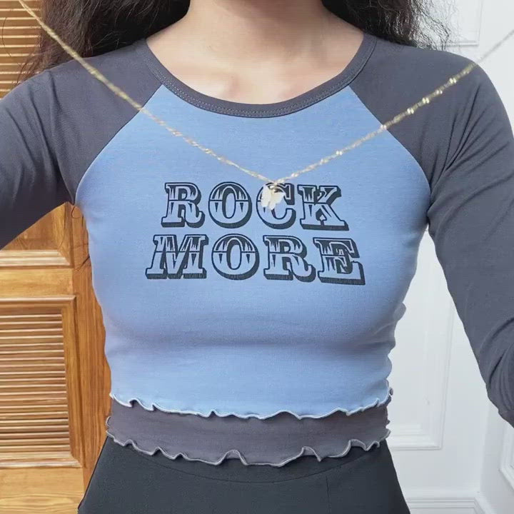 
            
                Load and play video in Gallery viewer, Rock More Double Shirred Top
            
        