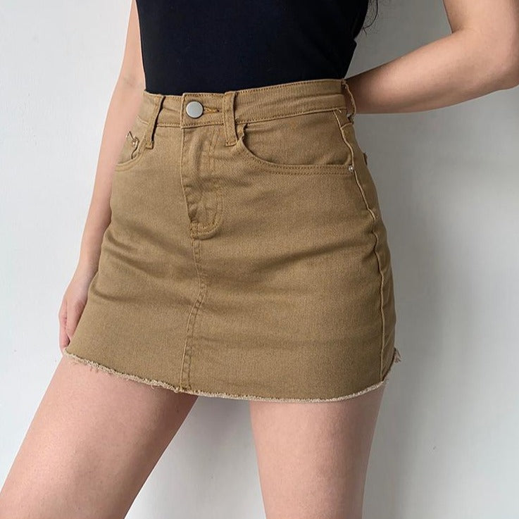 Semicouture Lilly Mini Denim Skirt - Farfetch