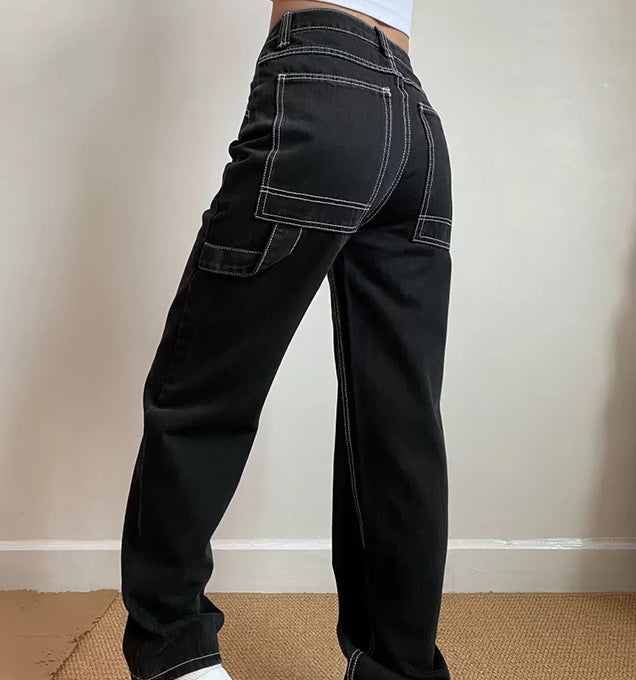 Sumi Stitch Pocket Jeans