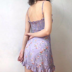 Lavender Floral Frannie Dress - Pellucid