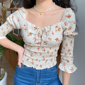 Maisy Floral Ruffle Blouse