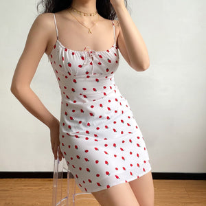 Strawberry Shortcake Mini Dress ~ HANDMADE - Pellucid