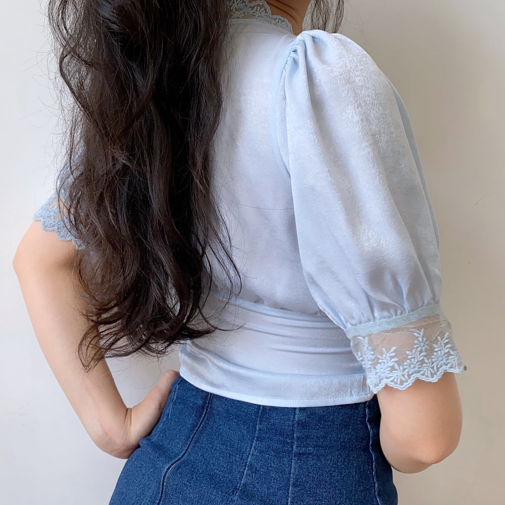 Celeste Palace Lace Blouse ~ HANDMADE