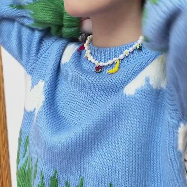 
            
                Load and play video in Gallery viewer, Happy Days Cloud Knit Sweater
            
        