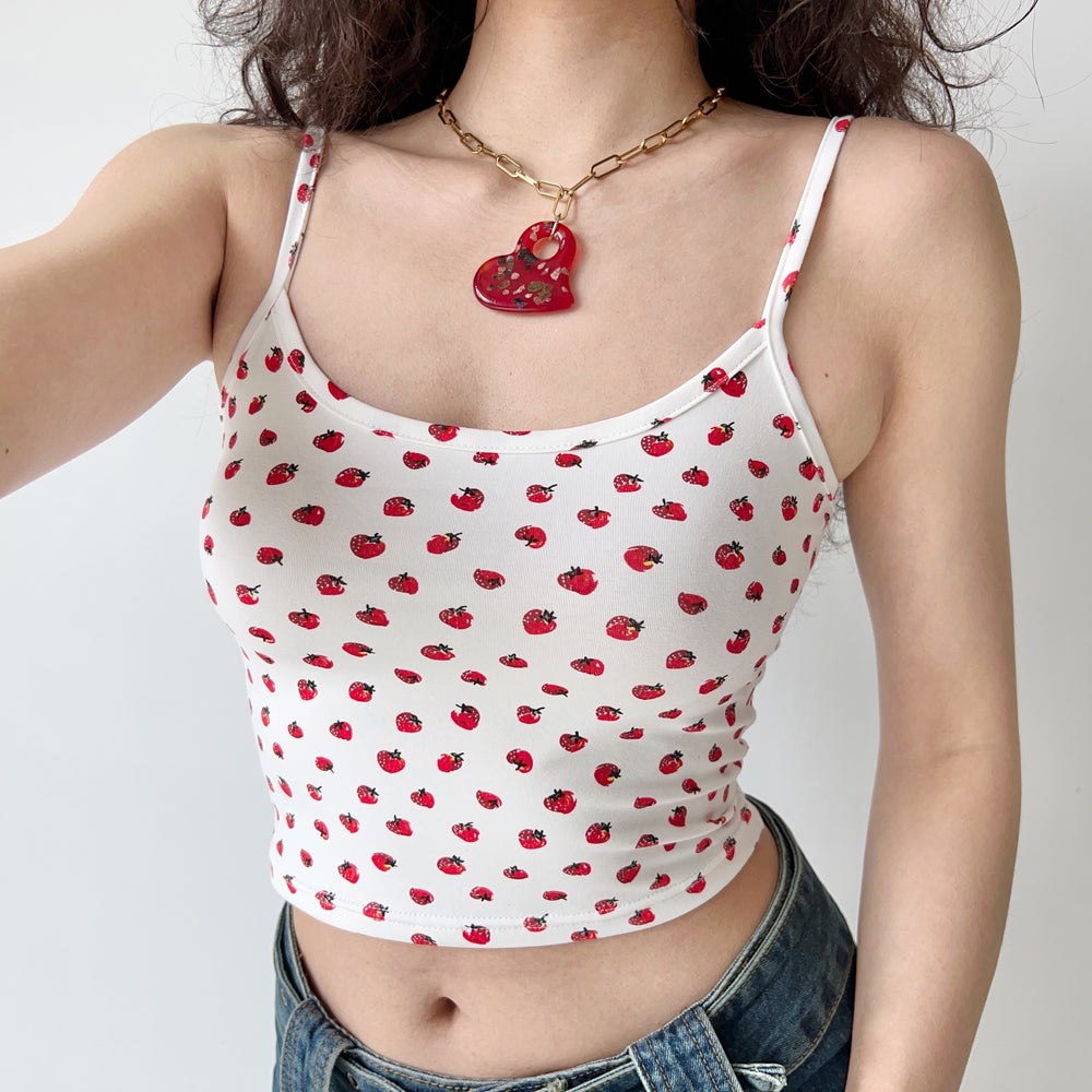 Petal Cami Crop Top in Cream – the naked laundry.