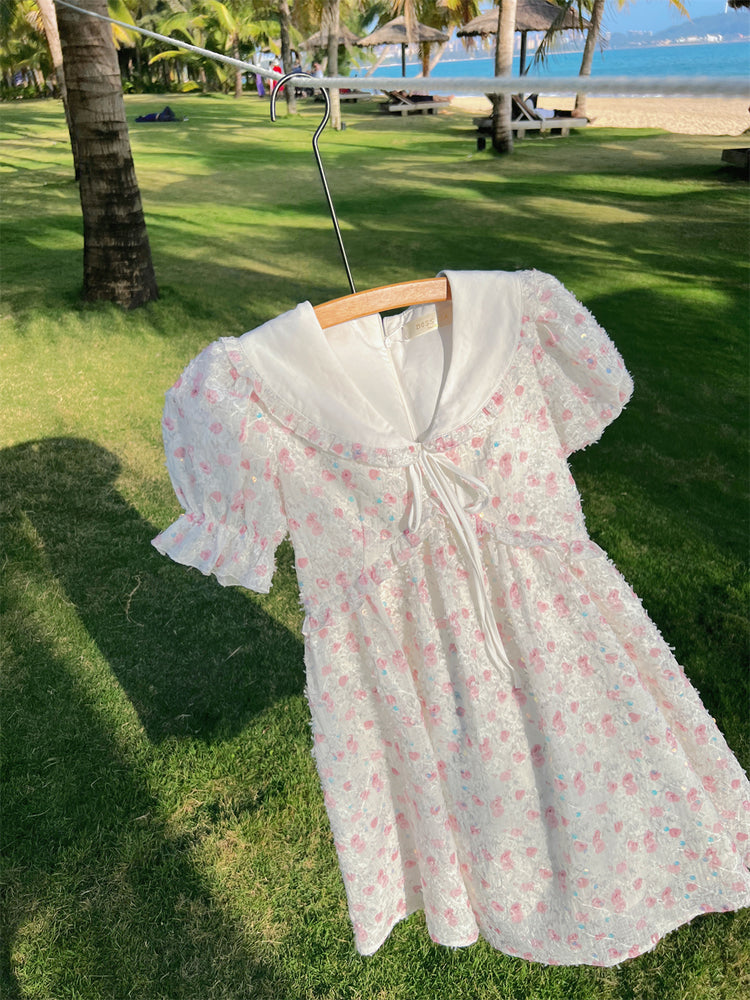 Sakura Sweet Mousse Dress ~ HANDMADE