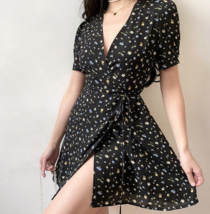 
            
                Load image into Gallery viewer, Lillian Wrap Dress - Pellucid
            
        