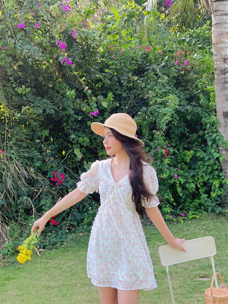 Sakura Sweet Mousse Dress ~ HANDMADE