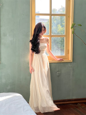 Eveline Shirred Dress ~ HANDMADE