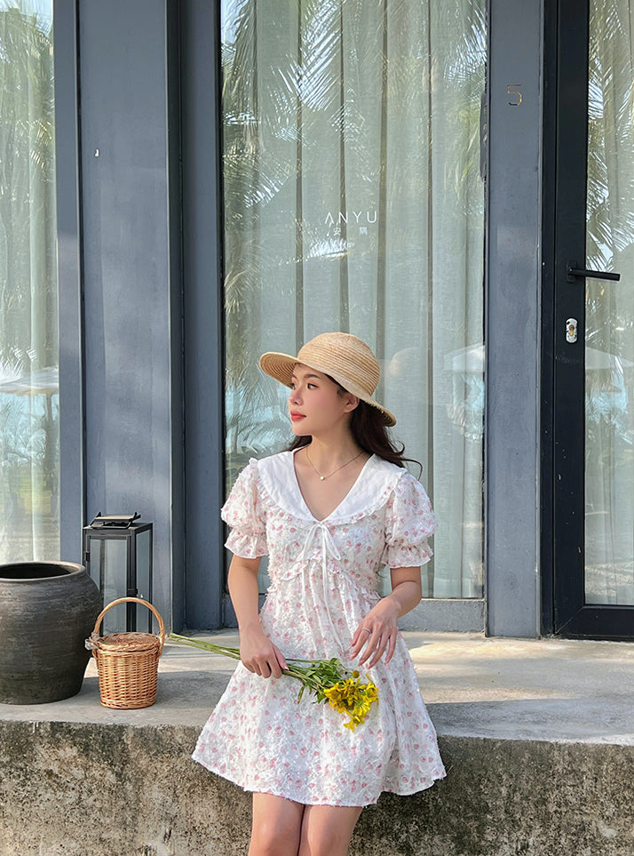Sakura Sweet Mousse Dress ~ HANDMADE