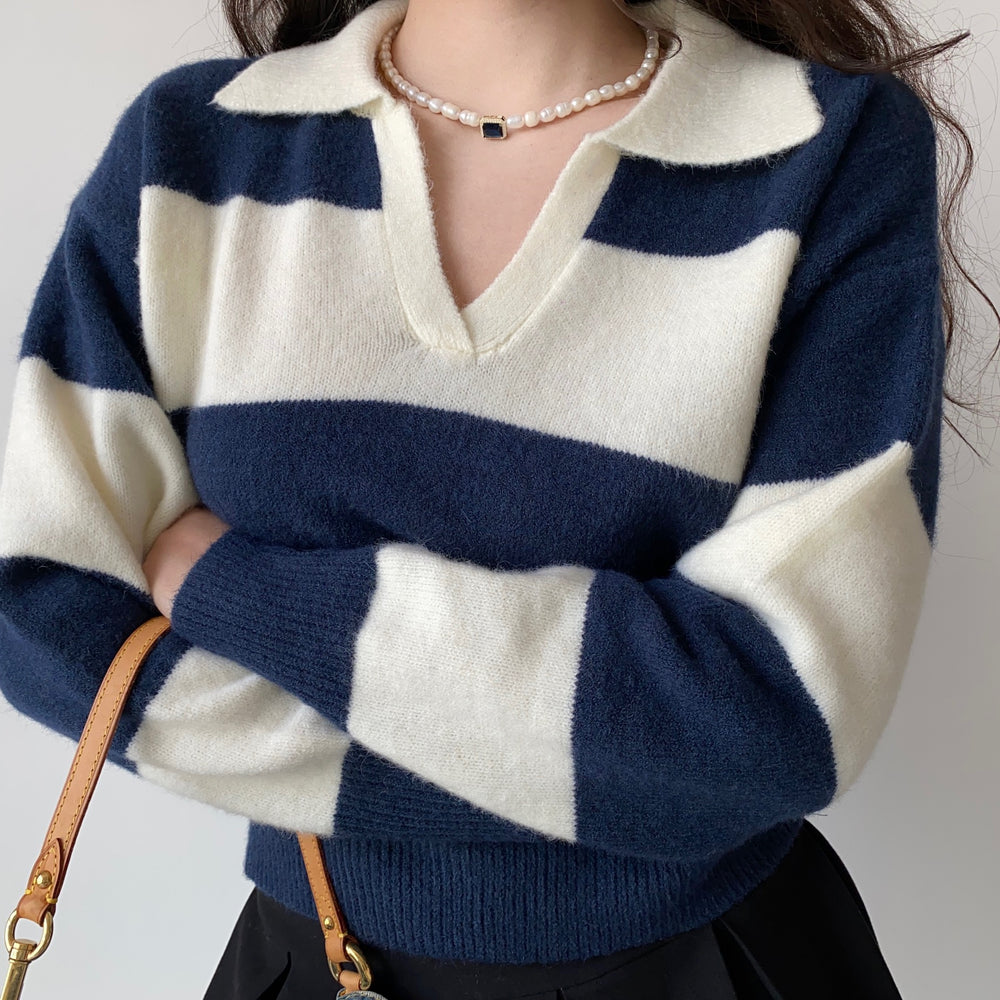 Pastel Love Argyle Knit Sweater – Pellucid