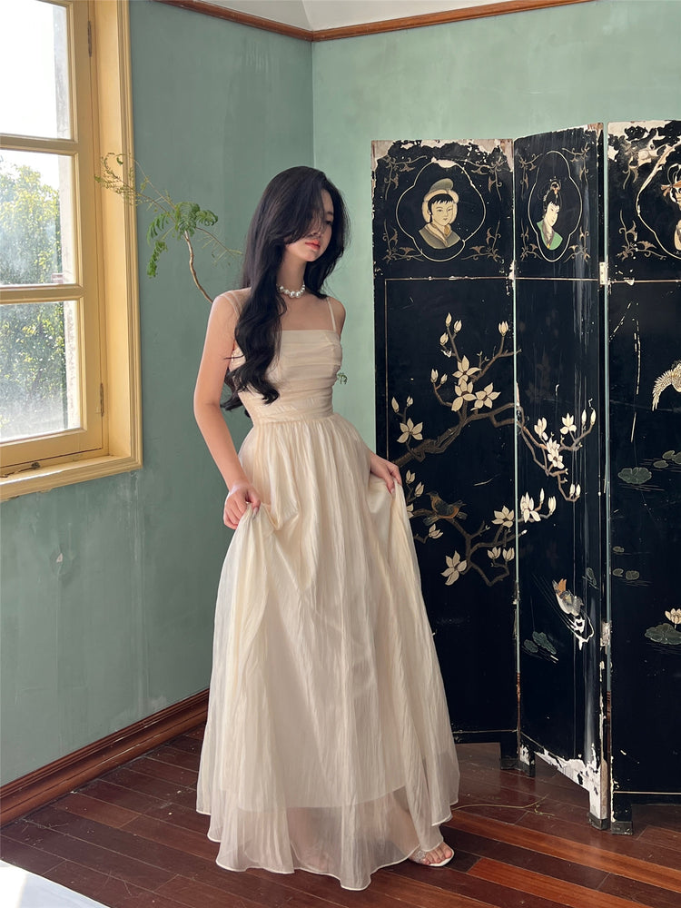 
            
                Load image into Gallery viewer, Eveline Shirred Dress ~ HANDMADE
            
        